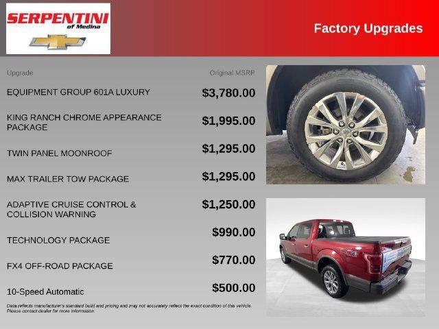 Used 2017 Ford F150 King Ranch w/ Equipment Group 601A Luxury AWD/4WD image 5