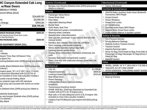 Used 2018 GMC Canyon W/T w/ Convenience Package image 7