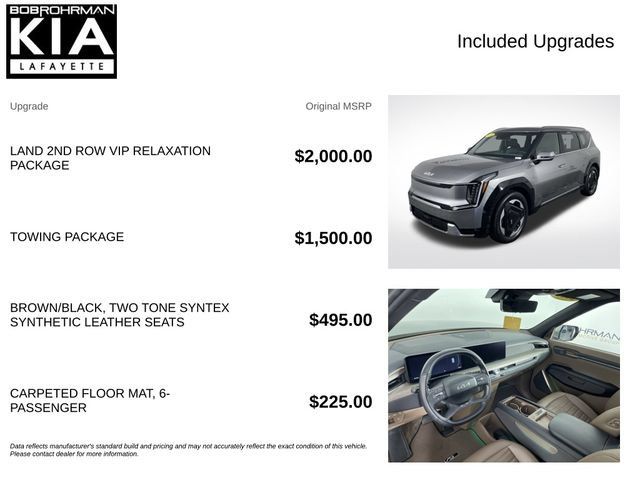 Used 2024 Kia EV9 Land AWD/4WD image 4
