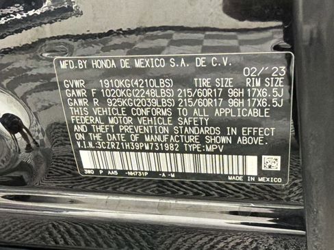 Used 2023 Honda HR-V LX image 17