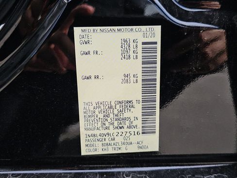 Used 2020 Nissan Altima 2.5 SV FWD image 32