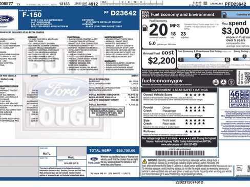Certified 2023 Ford F150 Lariat AWD/4WD image 4