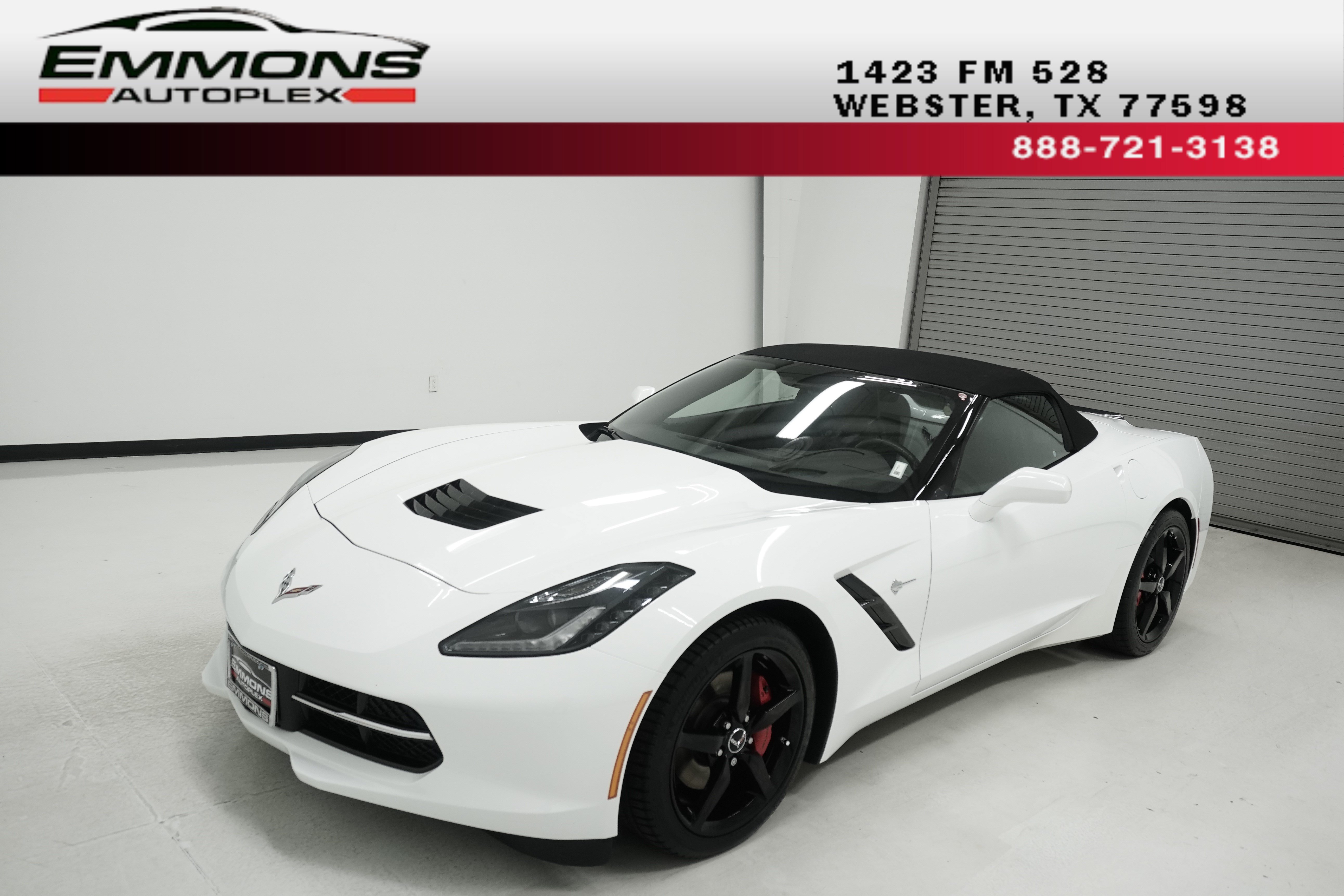 Used 2015 Chevrolet Corvette Stingray Convertible w/ 2LT Preferred Equipment Group RWD image 1