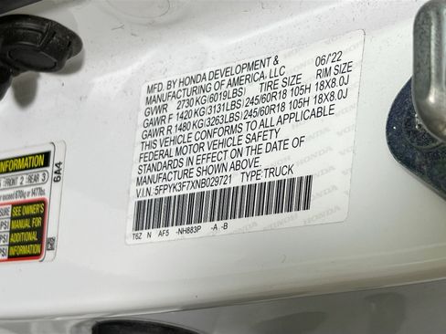 Used 2022 Honda Ridgeline RTL-E image 32