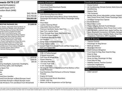 Used 2023 Genesis GV70 2.5T w/ Sport Prestige Package