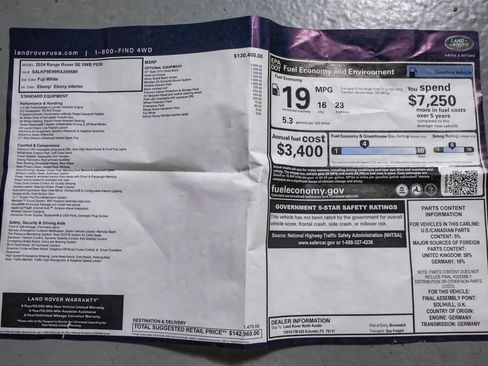 Used 2024 Land Rover Range Rover SE image 53