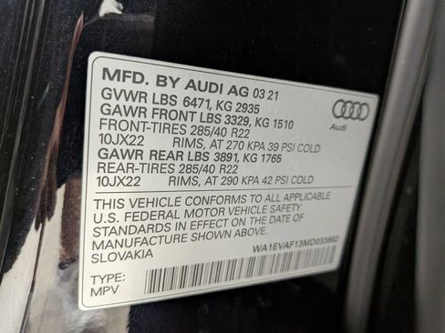 Used 2021 Audi Q8 Premium Plus w/ Premium Plus Package AWD/4WD image 27