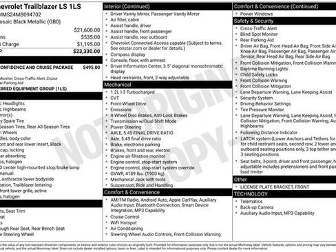 Used 2021 Chevrolet TrailBlazer LS image 5