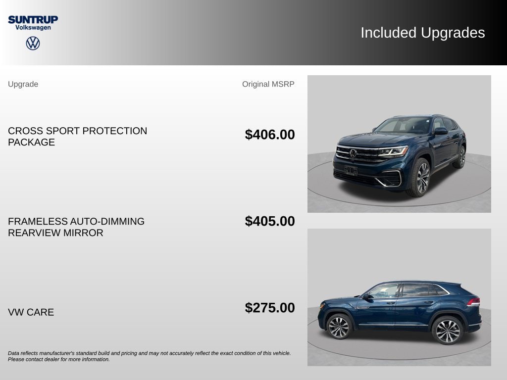 Used 2023 Volkswagen Atlas Cross Sport SEL Premium R-Line AWD/4WD image 2