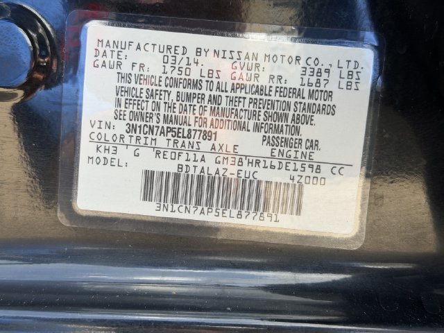 Used 2014 Nissan Versa S Plus FWD image 27