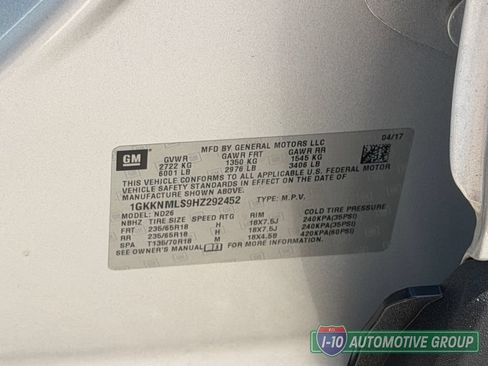 Used 2017 GMC Acadia SLT FWD image 34