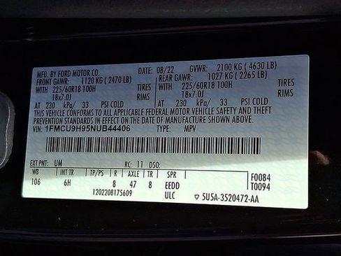 Used 2022 Ford Escape SEL image 27