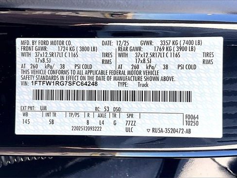 New 2025 Ford F150 Raptor image 13