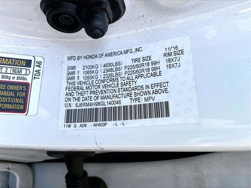 Used 2016 Honda CR-V Touring image 30