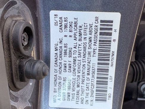 Used 2018 Honda Civic EX image 34