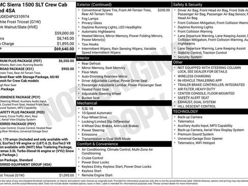 Certified 2023 GMC Sierra 1500 SLT w/ SLT Premium Plus Package AWD/4WD image 13