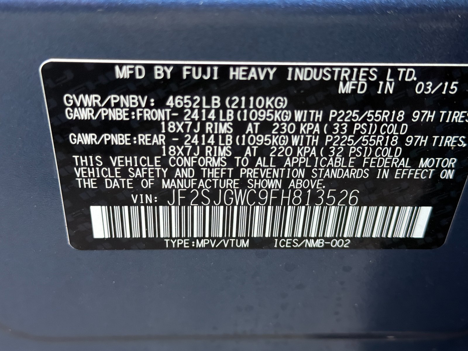 Used 2015 Subaru Forester 2.0XT Touring w/ Eyesight & Navigation System AWD/4WD image 26
