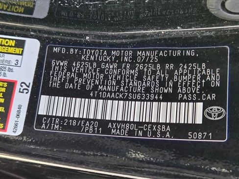Certified 2025 Toyota Camry SE FWD image 23