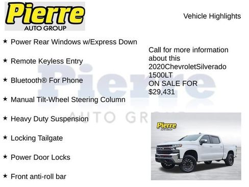 Used 2020 Chevrolet Silverado 1500 LT w/ Fleet Comfort Package AWD/4WD image 14