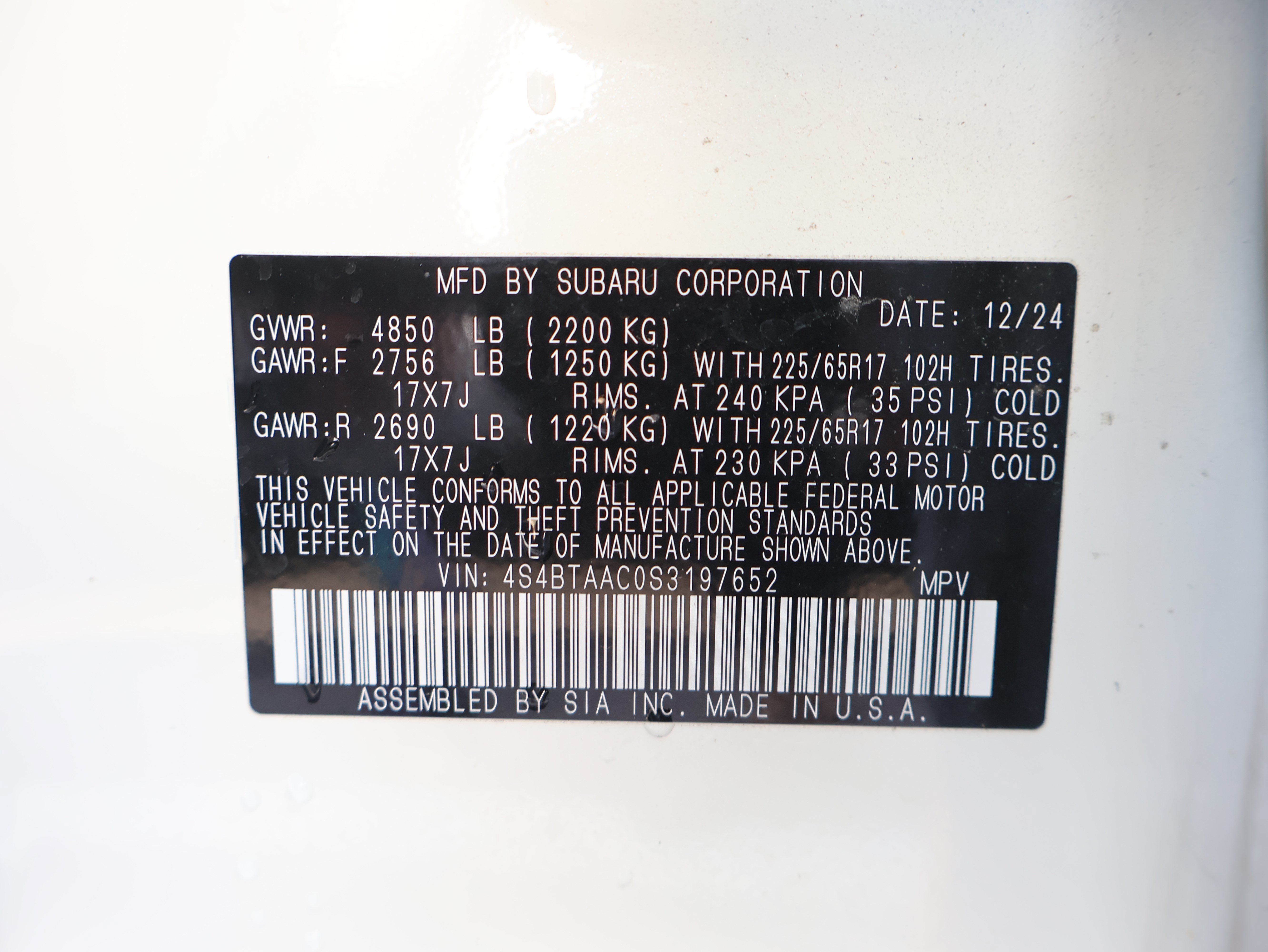 Used 2025 Subaru Outback w/ Popular Package #1A AWD/4WD image 30