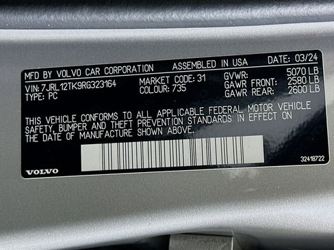 Used 2024 Volvo S60 B5 Core image 12