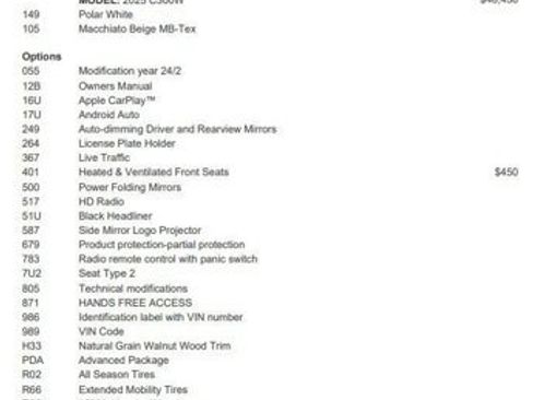 Certified 2025 Mercedes-Benz C 300 Sedan image 4