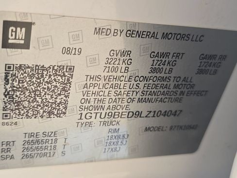 Used 2020 GMC Sierra 1500 SLE w/ SLE Value Package AWD/4WD image 35
