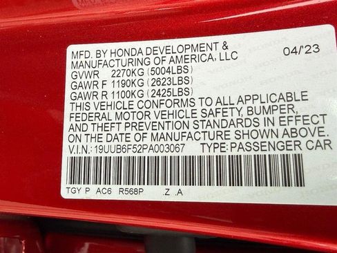 Certified 2023 Acura TLX A-Spec Package image 22