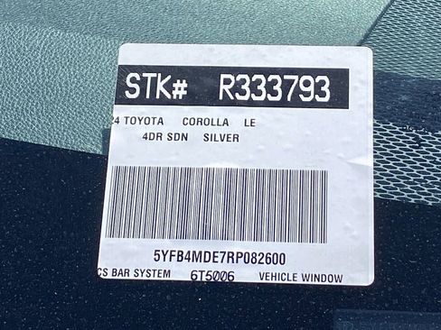 Certified 2024 Toyota Corolla LE FWD image 38