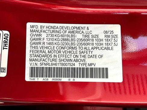 New 2026 Honda Odyssey EX-L image 17