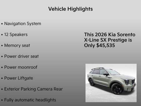 New 2026 Kia Sorento SX Prestige AWD/4WD image 37