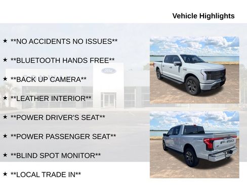 Used 2023 Ford F150 Lightning Lariat AWD/4WD image 6