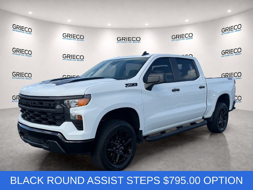 Certified 2024 Chevrolet Silverado 1500 Custom Trail Boss w/ Turbomax Blackout Package AWD/4WD image 3