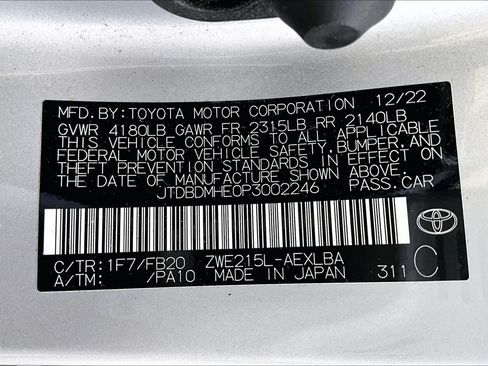 Used 2023 Toyota Corolla LE w/ LE Convenience Package AWD/4WD image 36