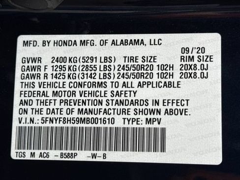 Used 2021 Honda Passport EX-L image 17