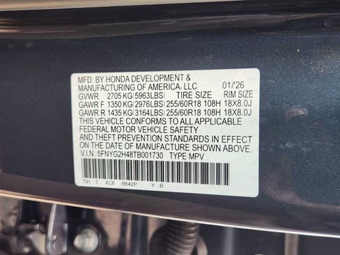 Used 2026 Honda Pilot EX-L image 32