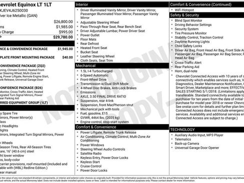 Used 2018 Chevrolet Equinox LT image 2
