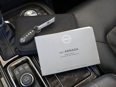 Used 2021 Nissan Armada Platinum w/ Captain's Chairs Package image 28