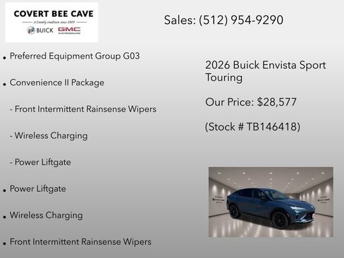 New 2026 Buick Envista Sport Touring w/ Convenience II Package FWD image 6