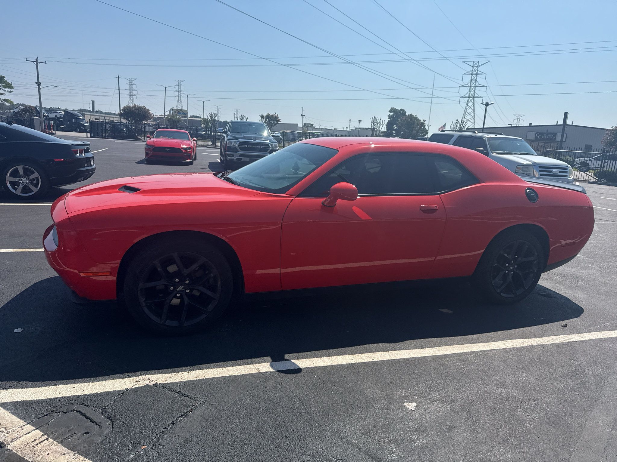 Used 2021 Dodge Challenger SXT w/ Blacktop Package RWD image 1