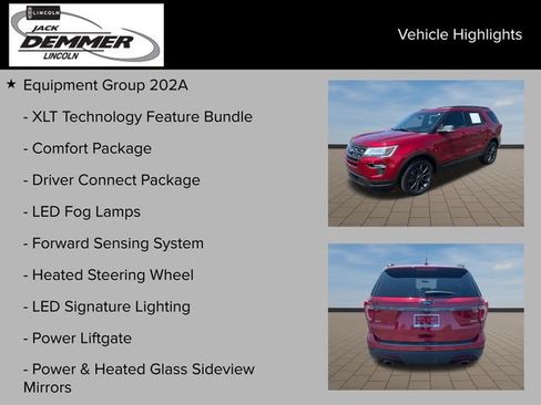 Used 2019 Ford Explorer XLT w/ Equipment Group 202A AWD/4WD image 24