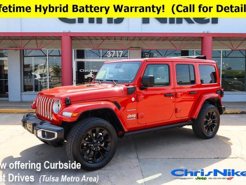 Used 2021 Jeep Wrangler Unlimited Sahara w/ Cold Weather Group AWD/4WD image 1