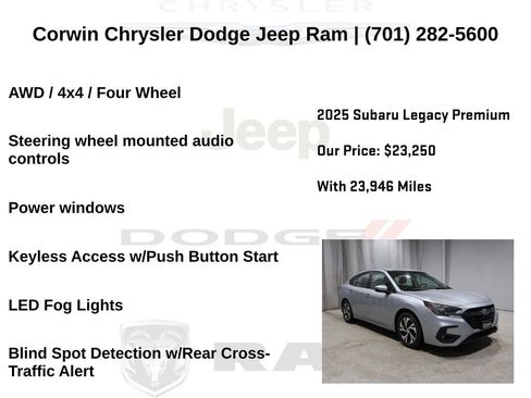 Used 2025 Subaru Legacy Premium image 13