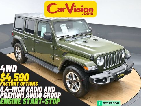 Used 2022 Jeep Wrangler Unlimited Sahara AWD/4WD image 1