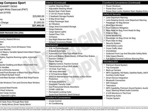 Used 2024 Jeep Compass Sport AWD/4WD image 6