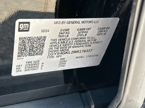 Used 2024 Cadillac Escalade Sport Platinum w/ LPO, ONYX Package AWD/4WD image 19