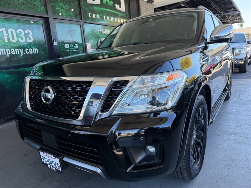 Used 2019 Nissan Armada Platinum w/ Captain's Chairs Package AWD/4WD image 3