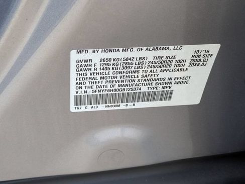 Used 2016 Honda Pilot Elite image 36