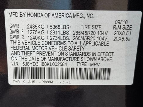 Used 2019 Acura MDX FWD w/ Advance Package image 54