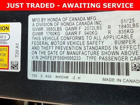 Used 2025 Honda Civic Sport image 21